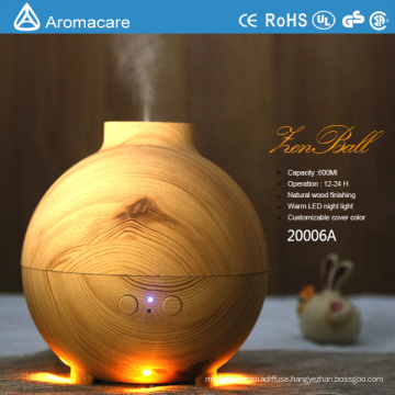 Wood Grain 600ml Humidifier Mushroom Diffuser